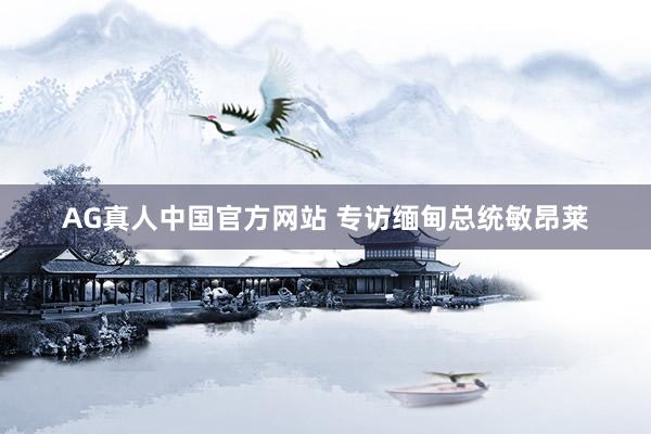 AG真人中国官方网站 专访缅甸总统敏昂莱